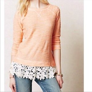 105.Anthropologie Sunday in Brooklyn Pink Sweater